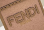 Fendi Mini Sunshine Shopper Brown Natural straw mini-bag 8BS051