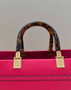 Fendi Sunshine Medium Bag Plum leather shopper 8BH386