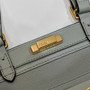 Fendi 8BH374 X-Tote Light green canvas shopper with FF embroidery