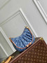 Louis Vuitton Pochette Valley Bag M13571 Monogram Denim Blue