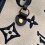 Louis Vuitton M22839 Neverfull MM Autres Toiles Monogram Black Beige - Default Title - View 4