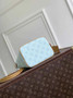 Louis Vuitton All In BB, M27529 Monogram Origine Bleu Courrier Coated canvas