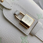 Louis Vuitton All In BB, M27570 Milky White Green Cowhide leather
