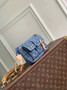 Louis Vuitton Pochette Accessoire Cargo Bag M27602 Blue Denim