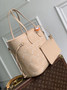 Louis Vuitton Neverfull MM Bag, M29486 Hazelnut Couture Cowhide leather
