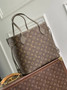 Louis Vuitton Neverfull Inside Out MM Bag, M25664 Gray Monogram canvas