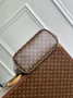 Louis Vuitton Neverfull Inside Out MM Bag, M28351 Black cowhide Monogram Canvas