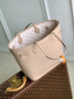 Louis Vuitton Neverfull Inside Out MM Bag, M25665 Dune Hazelnut Coated canvas