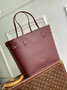 Louis Vuitton Neverfull Inside Out MM Bag, M25663 Monogram Red Coated canvas