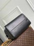 Louis Vuitton Speedy Soft 30 Bag, M29096 Black Cowhide leather