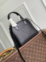 Louis Vuitton Alma BB Bag, M29125 Black Cowhide leather
