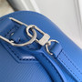 Louis Vuitton Alma BB Bag, M29125 Ocean Blue Cowhide leather