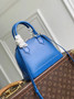 Louis Vuitton Alma BB Bag, M29125 Ocean Blue Cowhide leather