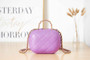 Chanel AS3066 Small Vanity Case Lambskin gold-tone metal Purple
