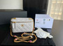 Chanel AP2937 Vanity with Chain Lambskin Gray