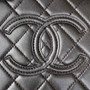 Chanel AS3345 Vanity Case Calfskin Black