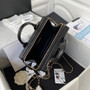 Chanel AS3345 Vanity Case Calfskin Black