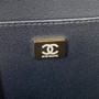 Chanel AS3345 Vanity Case Calfskin Black
