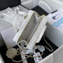 Chanel AS3345 Vanity Case Calfskin white