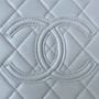 Chanel AS3345 Vanity Case Calfskin white