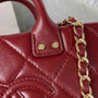 Chanel AS3344 Small Vanity Case Calfskin Red