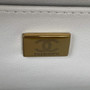 Chanel AS3344 Small Vanity Case Calfskin white