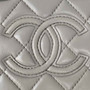 Chanel AS3344 Small Vanity Case Calfskin Gray