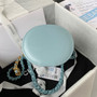 Chanel AS3210 Small Vanity Case Lambskin gold-tone Blue