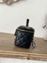 Chanel Vanity Case, 66020 black lambskin