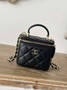 Chanel Vanity Case, 66020 black lambskin
