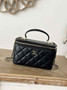Chanel Vanity Case, 66021 black lambskin