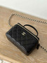 Chanel Vanity Case, 66021 black lambskin