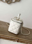 Chanel Vanity Case, 66021 white lambskin