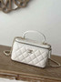 Chanel Vanity Case, 66021 white lambskin
