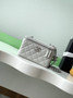 Chanel Vanity Case, AP3940 Lambskin Silver