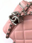 Chanel Vanity Case, AP3940 Lambskin Silver