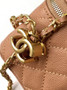 Chanel Mini Vanity Case, AP3941 Calfskin Gold