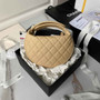 Chanel pouch grained shiny calfskin & gold-tone metal, AP3943 apricot - Default Title - View 2
