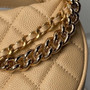 Chanel pouch grained shiny calfskin & gold-tone metal, AP3943 apricot - Default Title - View 7