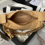 Chanel pouch grained shiny calfskin & gold-tone metal, AP3943 apricot - Default Title - View 4