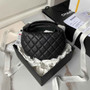 Chanel pouch grained shiny calfskin & gold-tone metal, AP3943 black - Default Title - View 2