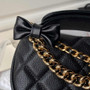 Chanel pouch grained shiny calfskin & gold-tone metal, AP3943 black - Default Title - View 6