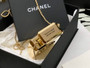 Chanel AS3264 Evening Bag Metal Gold
