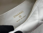 Chanel AP3095 Pouch Lambskin Gold-Tone Metal White