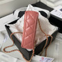 Chanel Clutch With Chain AP3435 Shiny Aged Calfskin Pink