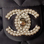 Chanel AP3791 Evening Clutch with chain Velvet Black