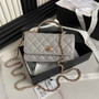 Chanel Clutch with Chain AP4044 Lambskin Gray