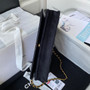 Chanel AP3363 Evening Clutch with chain Velvet Black