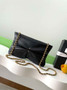CHANEL Black Metallic Quilted Chain Clutch - AP4613 - Default Title - View 2