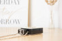 Chanel AS3264 Evening Bag Lambskin Plexi gold White